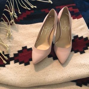 Jessica Simpson blush pink heels